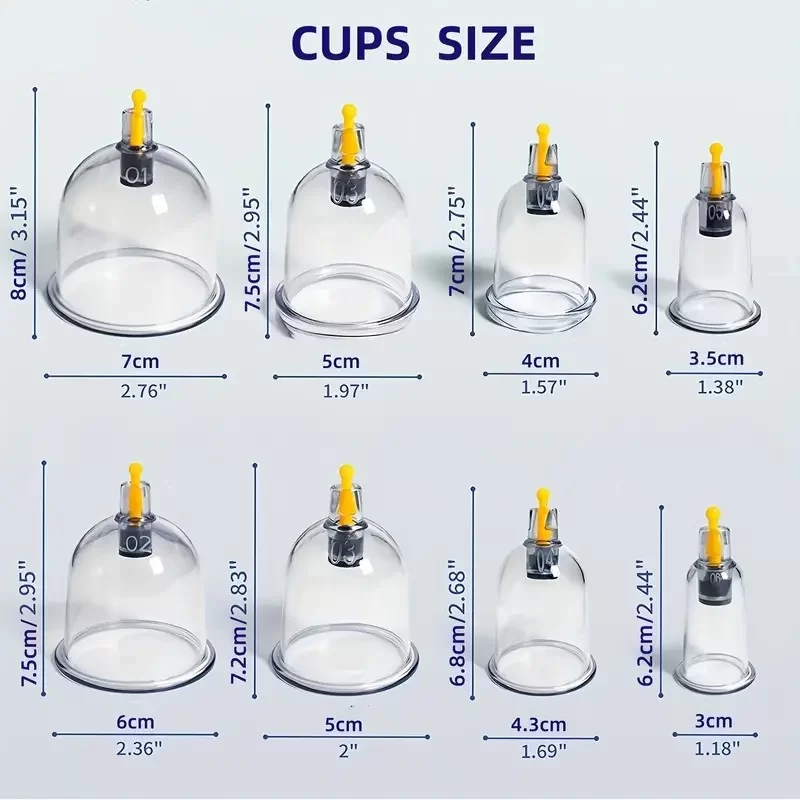 Extant 20 Adet 5 cm Hacamat Kupası - Vakum Pompası Hediyeli